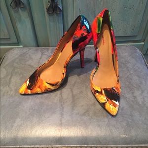 JustFab Open side heels multicolored